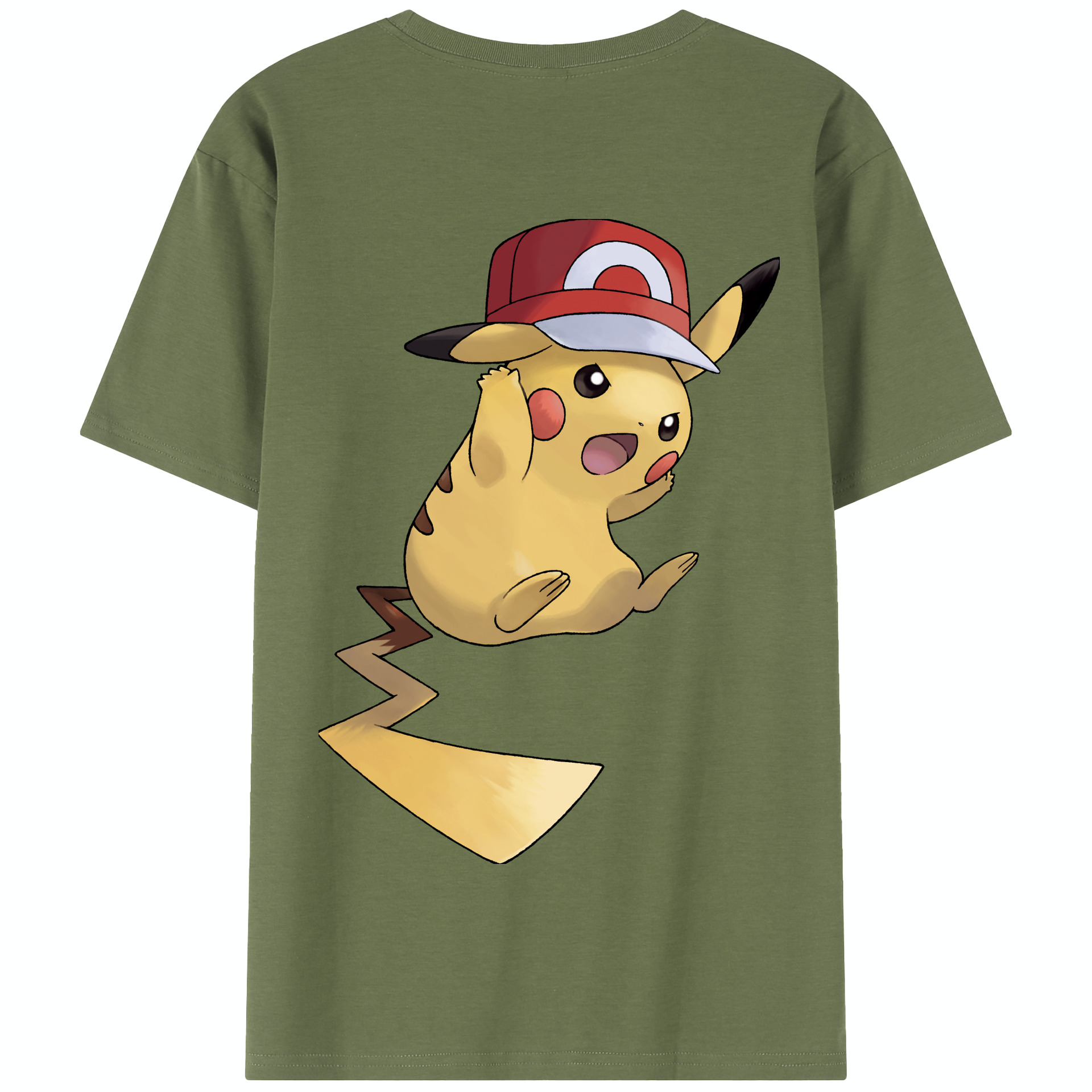 （画像用） ポケットモンスター Pokémon 綿100％半袖Tシャツ（背面プリント）